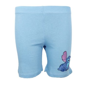 Disney Print-Shirt Disney Stitch Jungen Kinder Sommerset Shorts plus T-Shirt Gr. 98 bis 128, reine Baumwolle