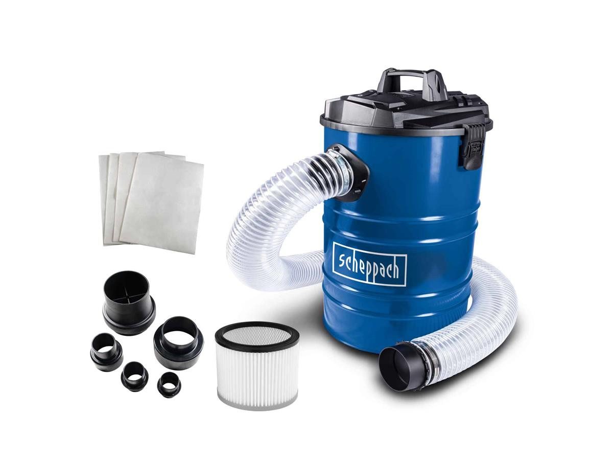 Scheppach Absauganlage DC100, 1200 W, (Set, inkl. Adapter für Maschinen, Filterpatrone und 4x Papierfilter), 65L Späneabsaugung