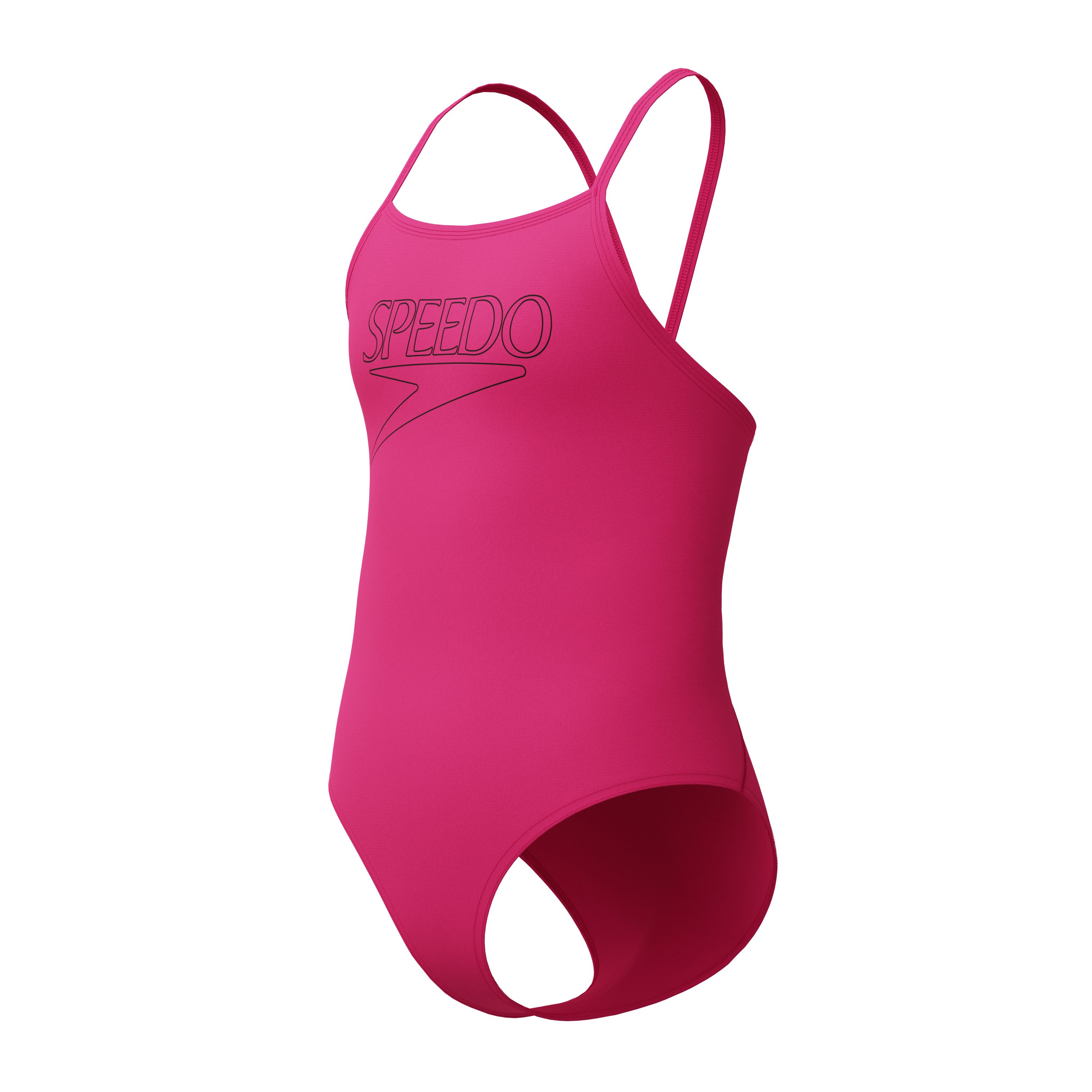 Speedo Badeanzug für Junior-Training und Unterricht, mit dünnen Trägern, chlorbeständig