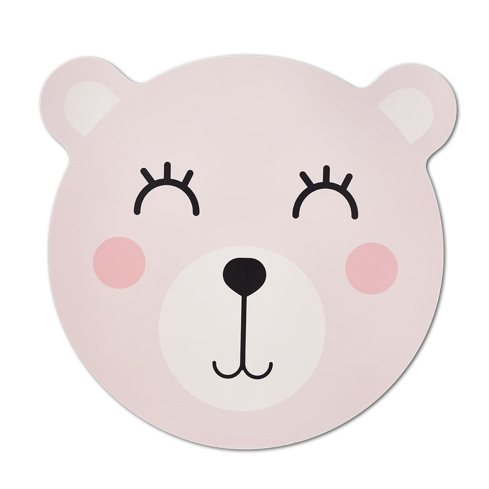 Zeller Present Platzset Platzmatte Bär Rosa, (Stück, 1-St), Platzdeckchen Platzset Kindermotiv