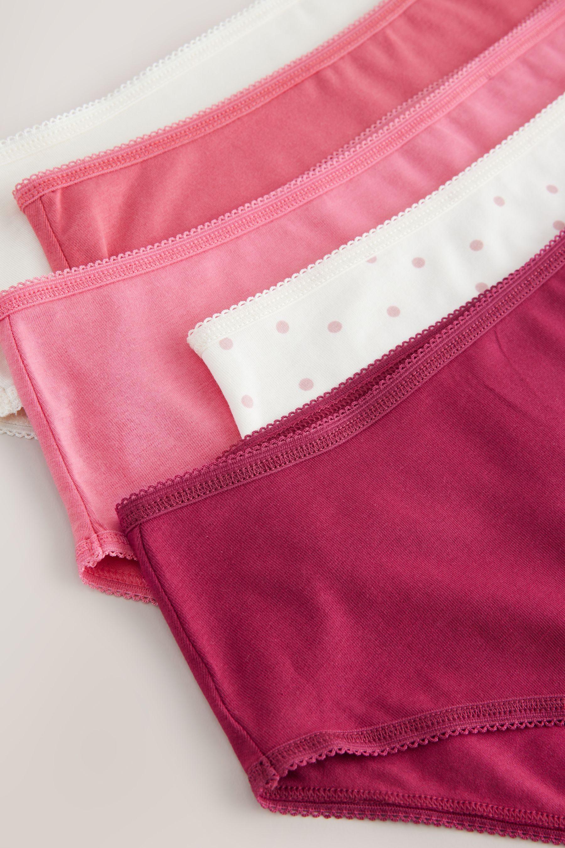 Next Taillenslip 5er-Pack Hochbund-Slips, hoher Beinausschnitt (5-St)