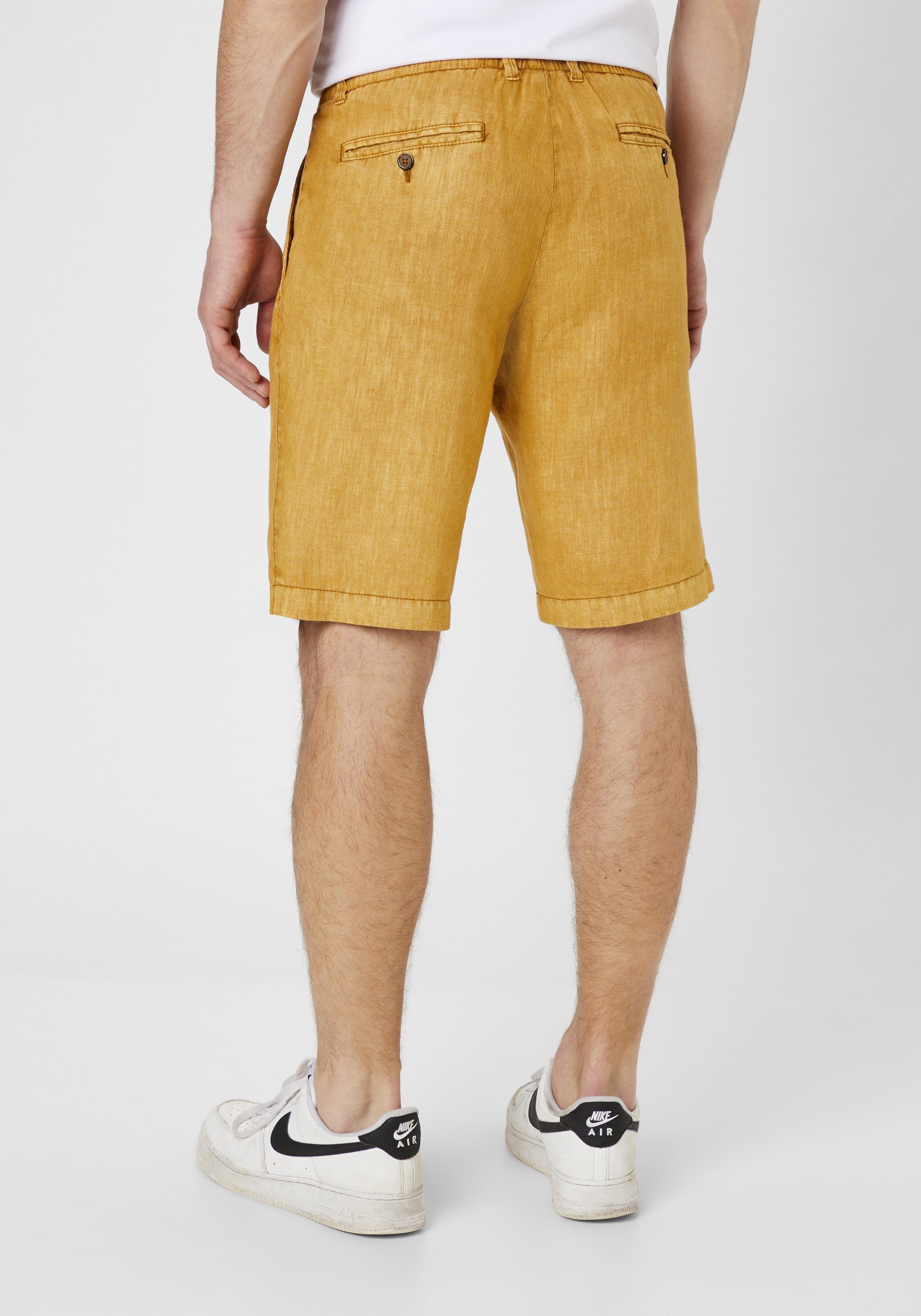 S4 Jackets Bermudas MAUI 2 aus Modern Leichte Fit corn Leinen Shorts