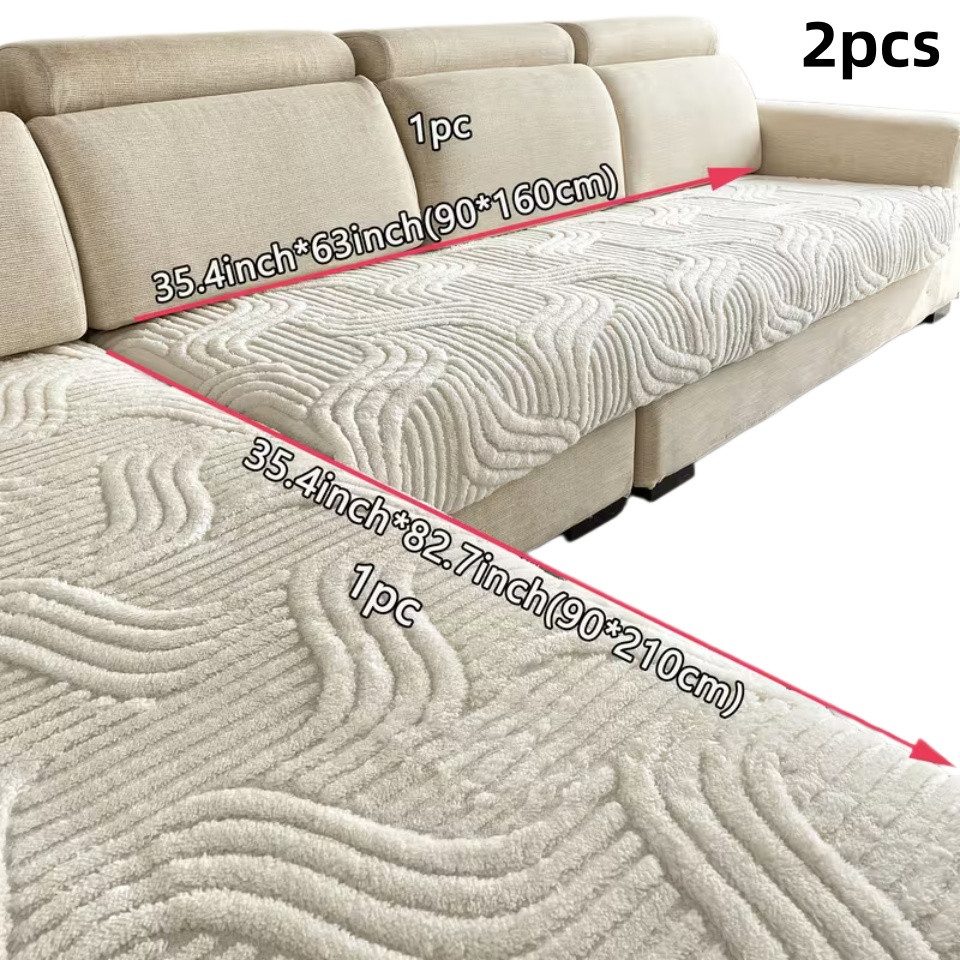 Bellaro Life Sofabezug 2 Stück rutschfeste dickes Sofabezüge Sofabezug 4-5 Sitzer Sofabezüge