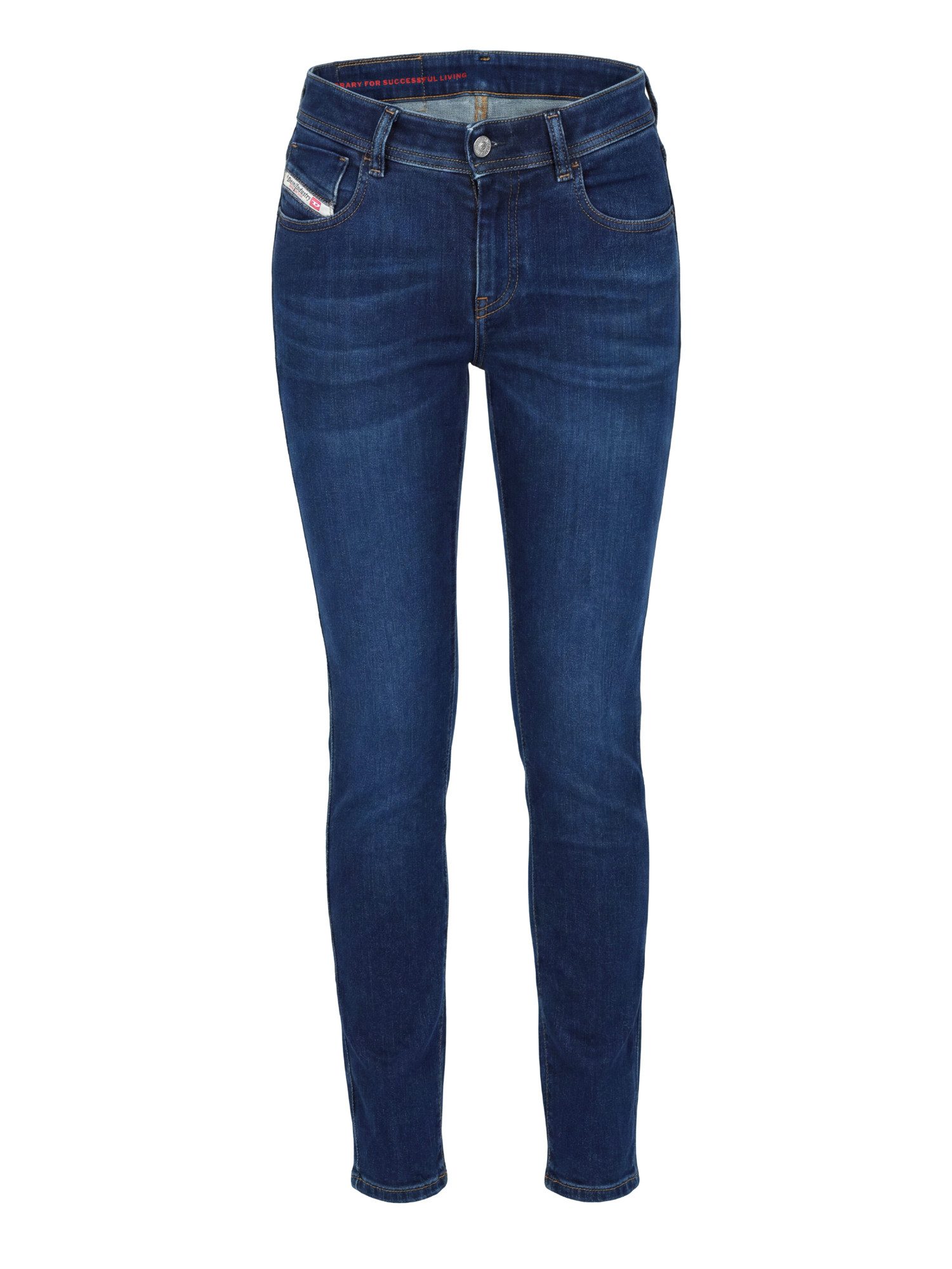 Diesel Skinny-fit-Jeans mittlere Leibhöhe - 2017 D-Slandy 09C19 Leichter Denim, hoher Stretch