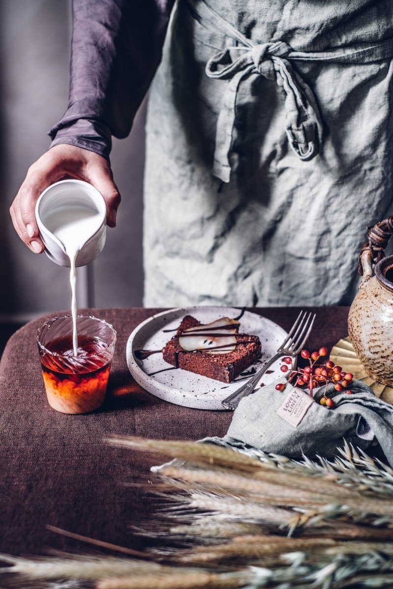 Lovely Linen Tischläufer Linen Lovely Tischläufer Leinen chocolate 47 x 150 günstig online kaufen