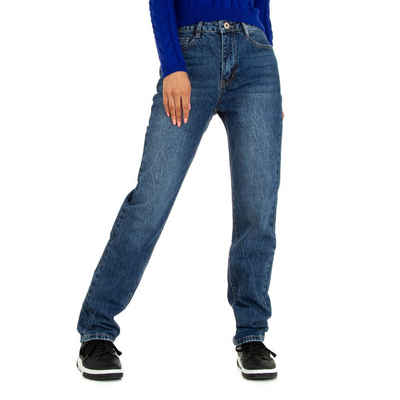 Ital-Design Relax-fit-Jeans Damen Freizeit Relaxed Fit Джинси in Blau