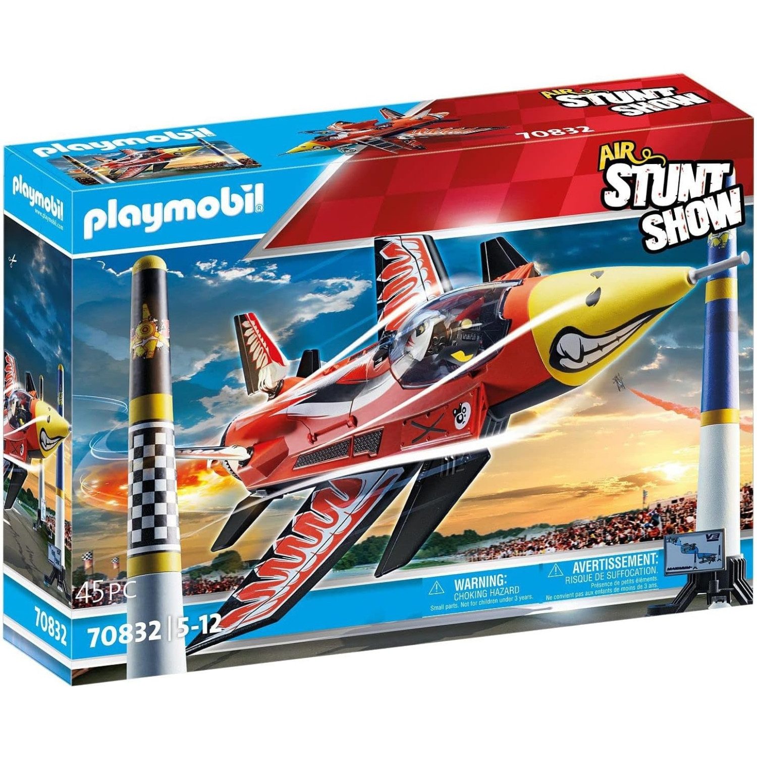 Playmobil® Air Stuntshow 70832 - Düsenjet Eagle Flieger Spielzeug-Flugzeug günstig online kaufen