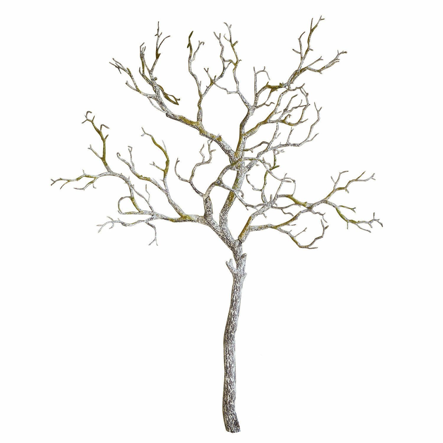 Kunstblume Deko-Zweig Orélie grau/grün, Mirabeau, Höhe 90.0 cm