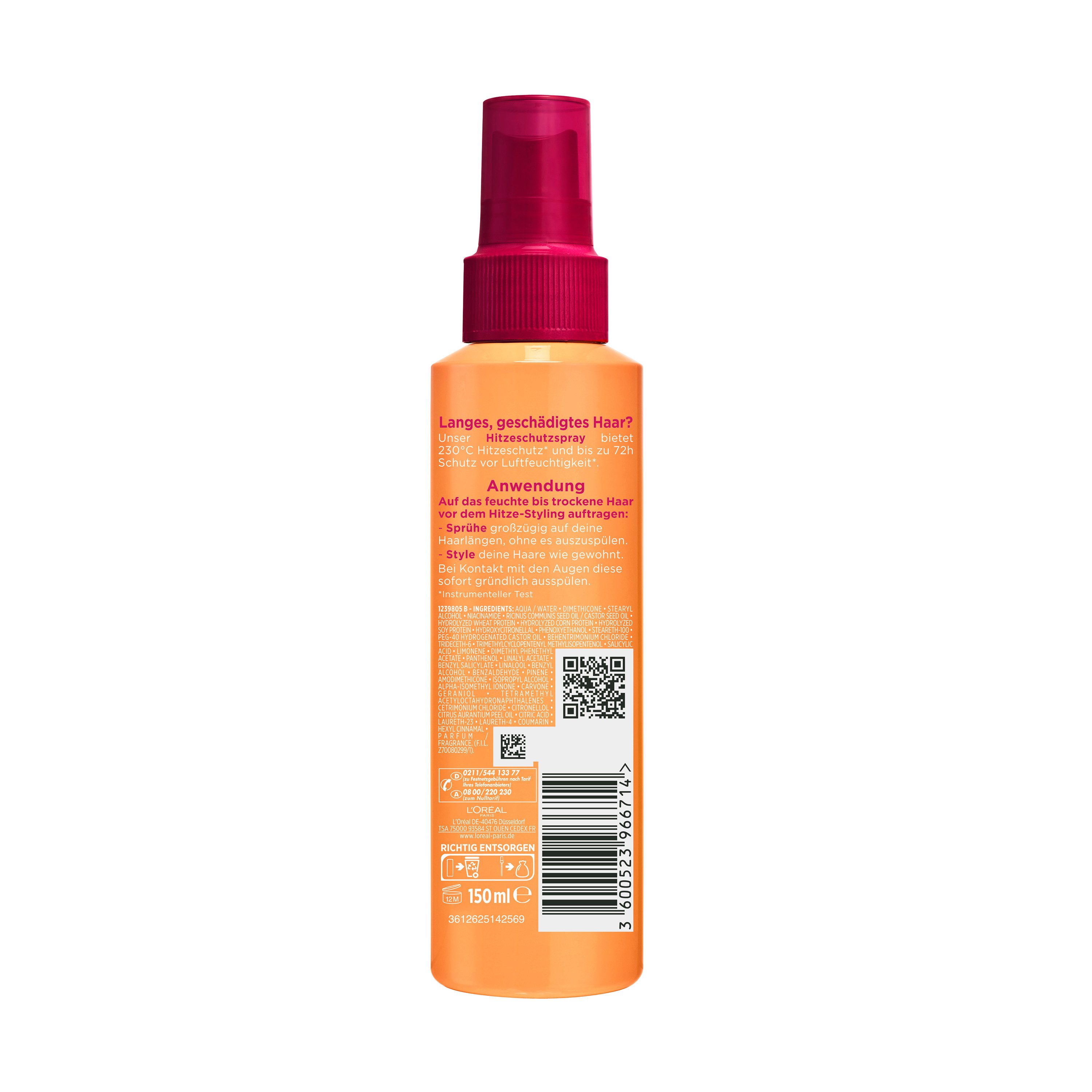 L'ORÉAL PARIS Hitzeschutzspray L'Oréal Paris Dream Length Hitzeschutzspray