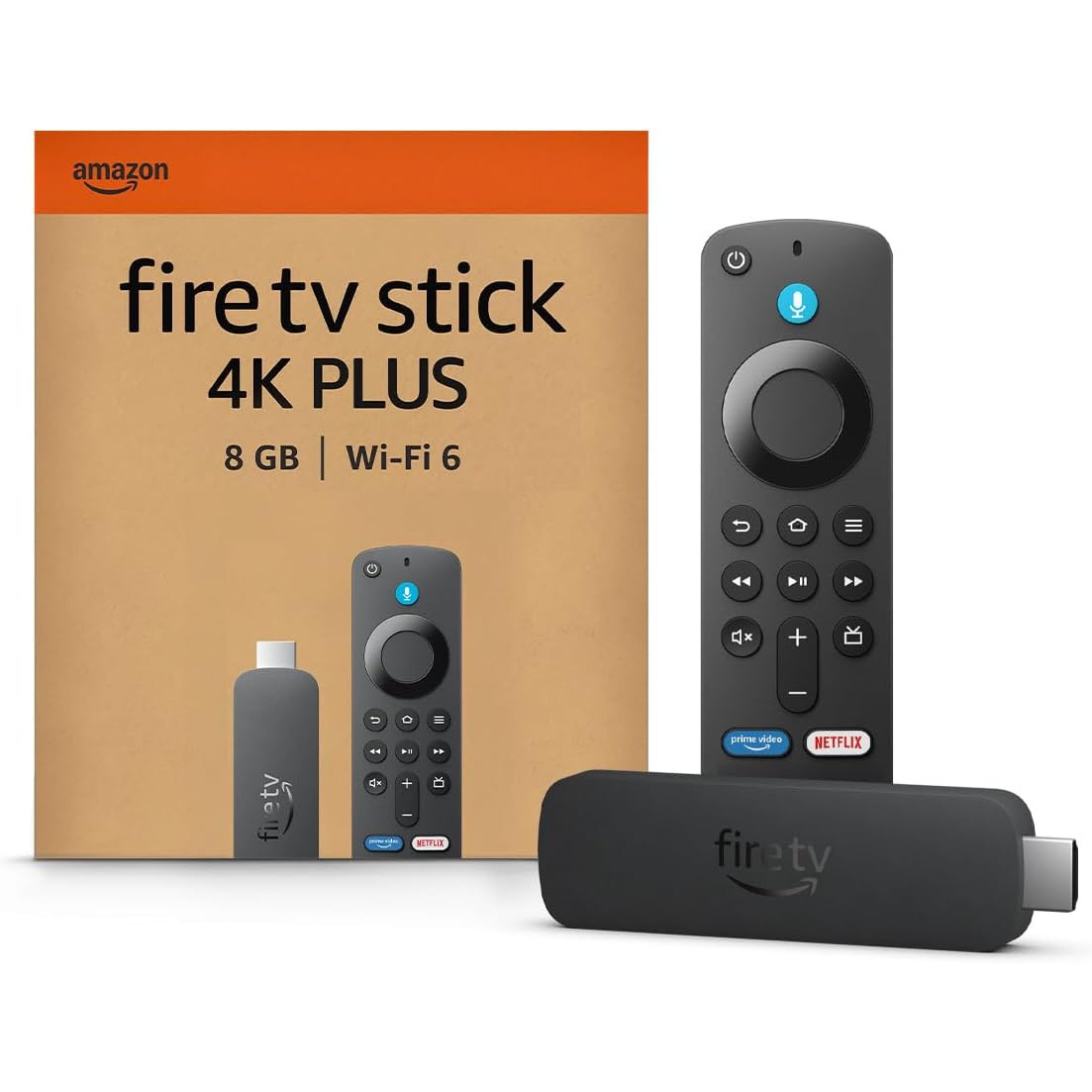 Amazon Streaming-Stick Fire TV Stick 4K PLUS (Neueste Generation) Wi-Fi 6 HDR10+, Streaming in Dolby Vision/Atmos