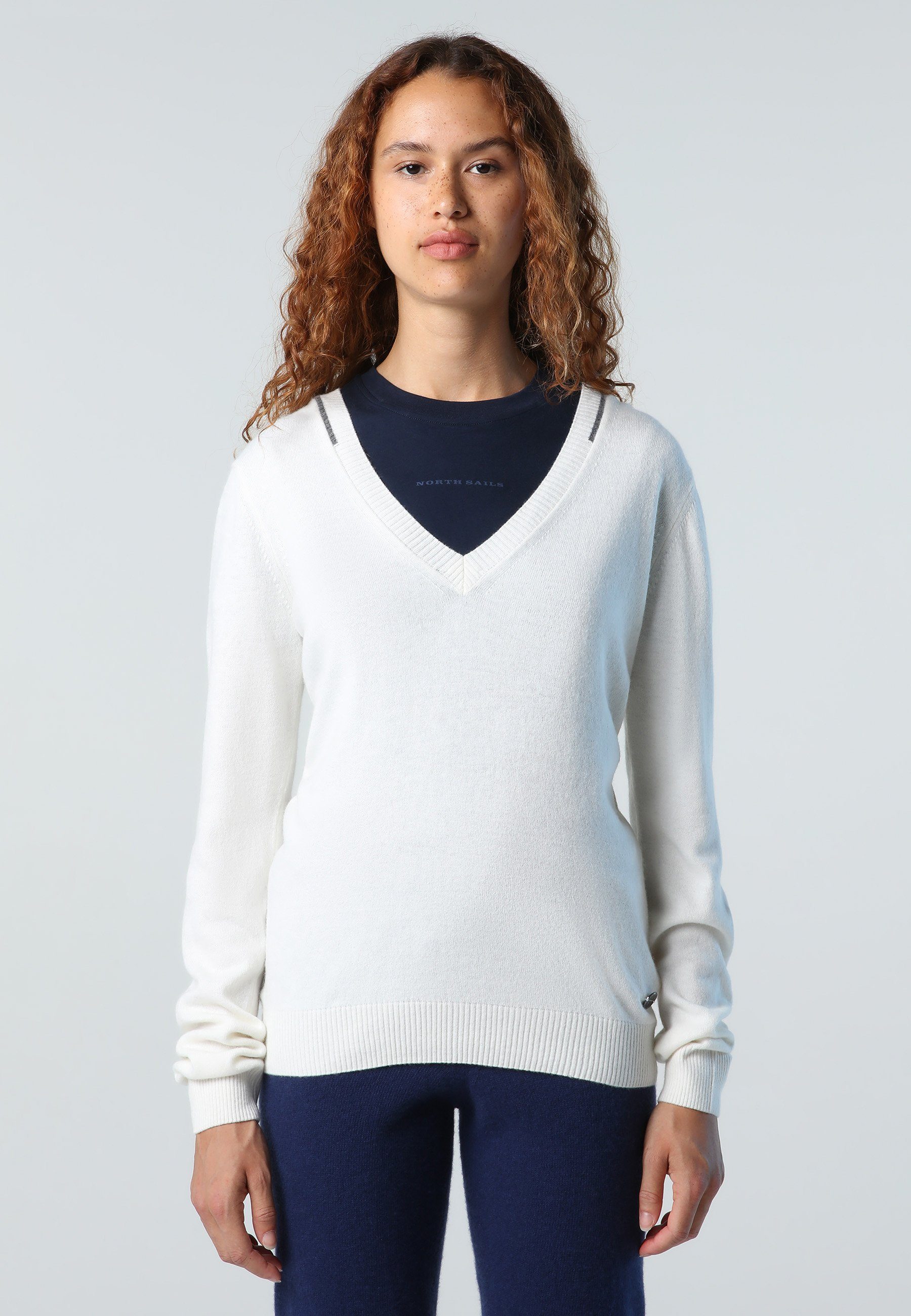 North Sails Strickpullover Strickpullover V-Neck Jumper