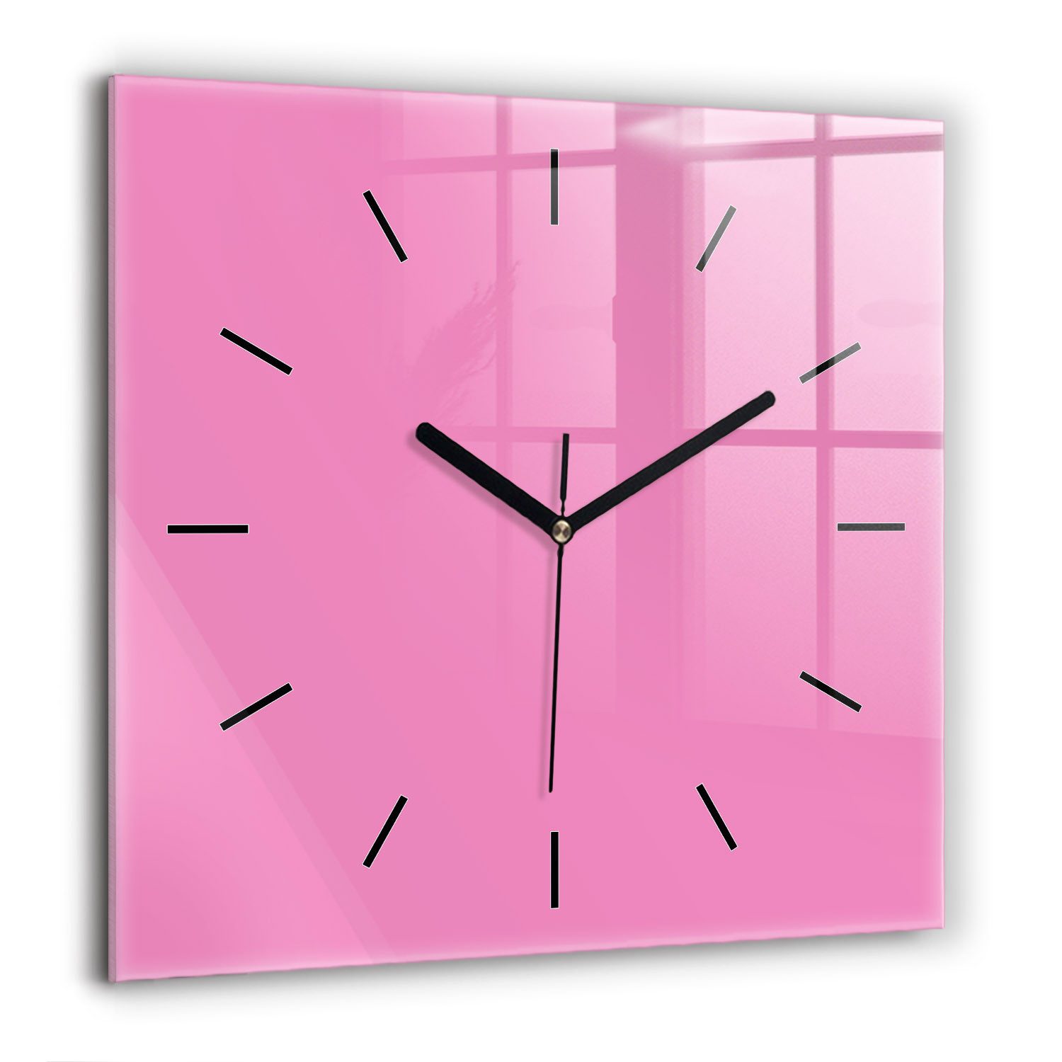 Tulup Wanduhr Modernistische Glaswanduhr 60x60cm Uhr günstig online kaufen