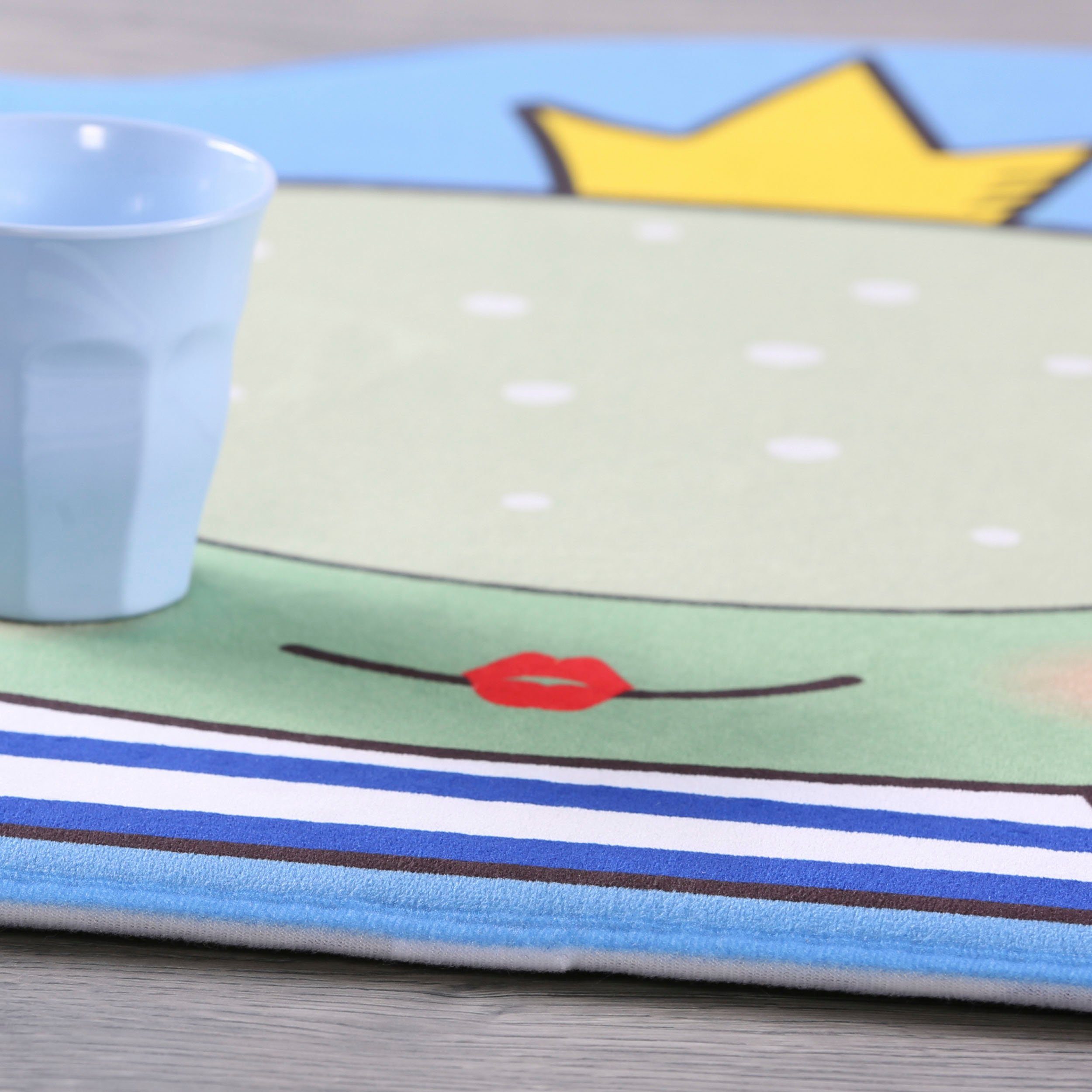 Obsession Kinderteppich My Mila Kids 146, Motivform, Höhe: 8 mm, Motiv Frosch, waschbar, Kinderzimmer