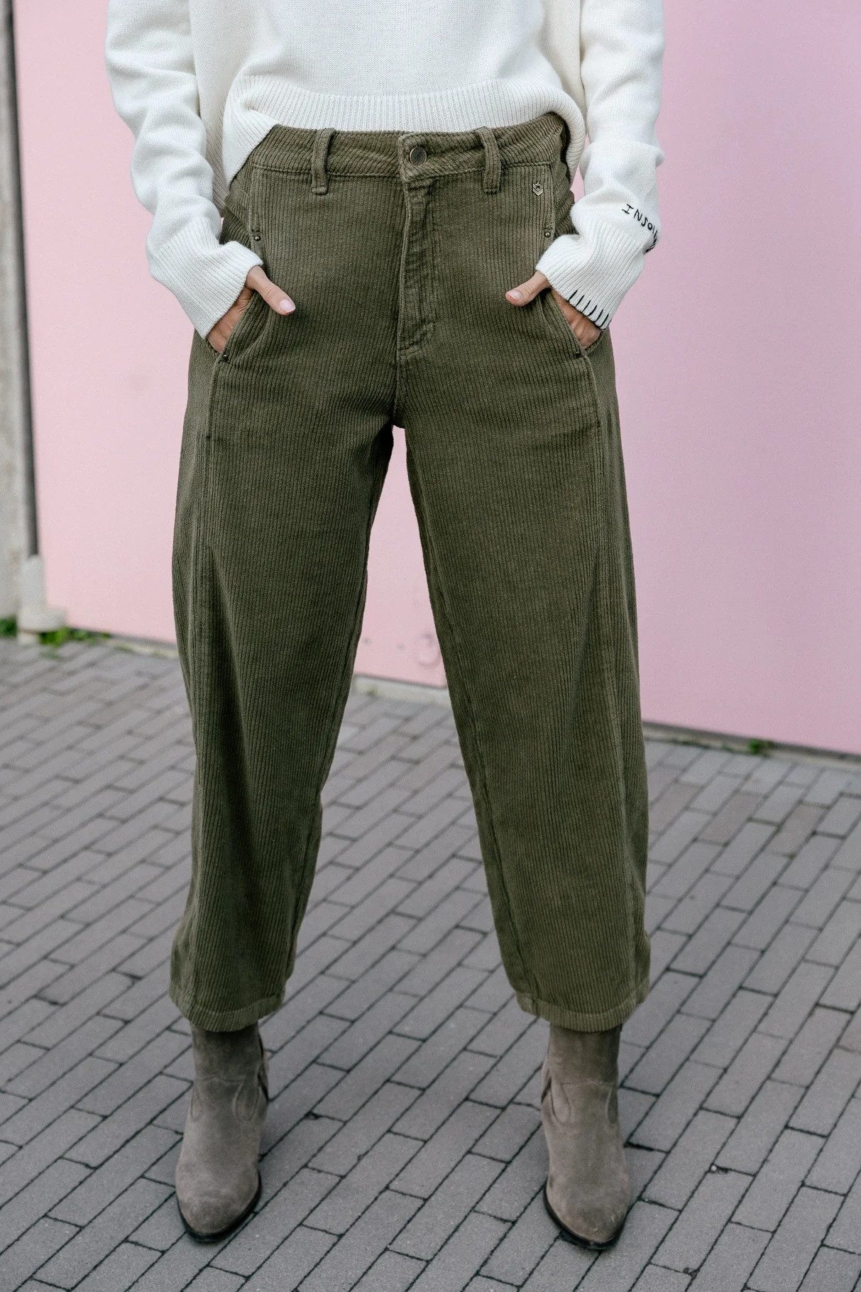 Freeman T. Porter Stretch-Jeans FREEMAN T. PORTER ROSALIA VELUTO forest night 25142 VELU.F493