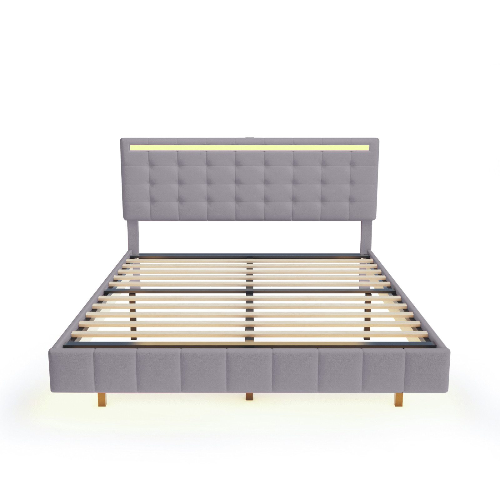PXloue Polsterbett Doppelbett Jugendbett (Mit 2 günstig online kaufen