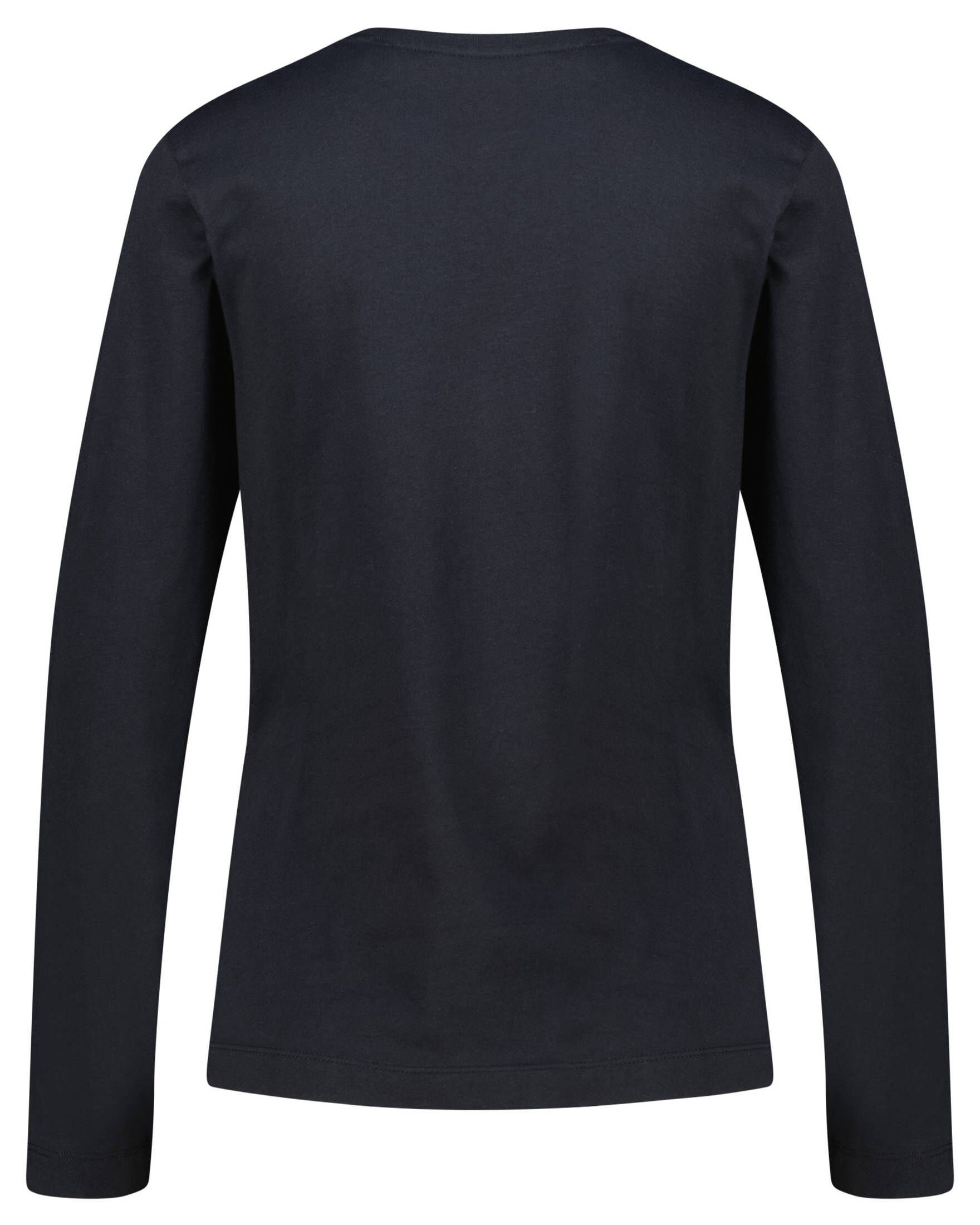 SHIELD schwarz Damen Longsleeve (15) REG Gant T-Shirt (1-tlg)