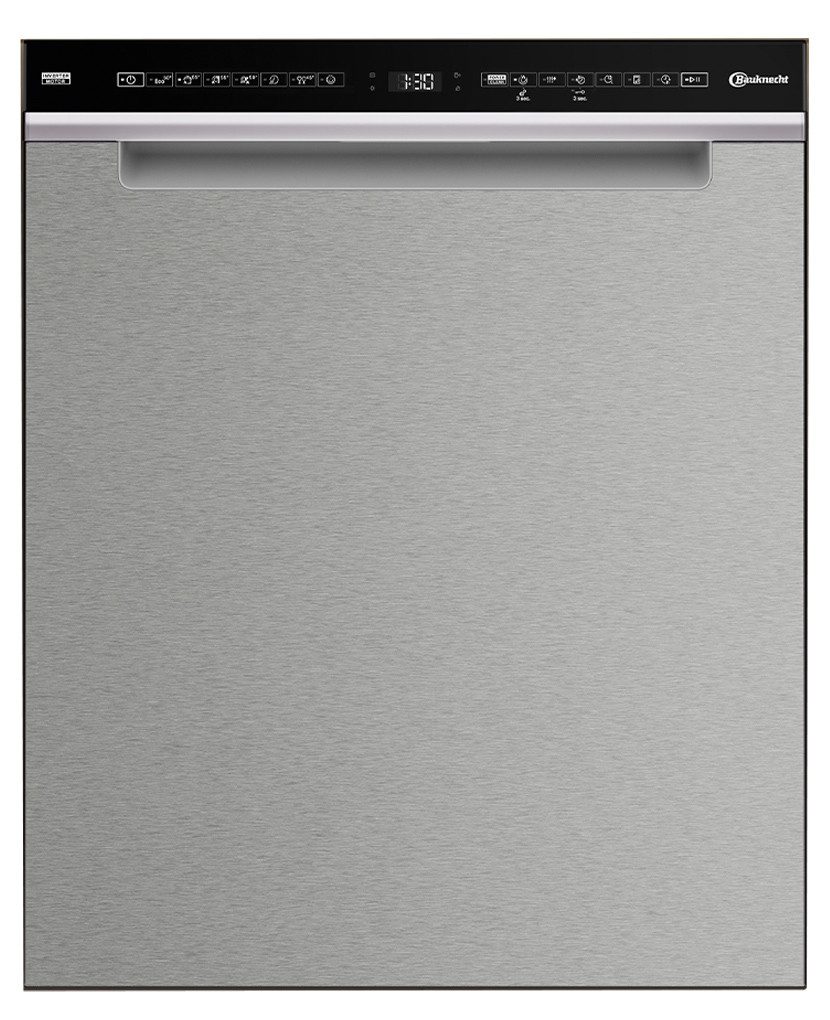 BAUKNECHT Unterbaugeschirrspüler B7U HS41 X, 15 Maßgedecke, Maxi Space, Vollwasserschutz, Besteckschublade, 15 Maßgedecke