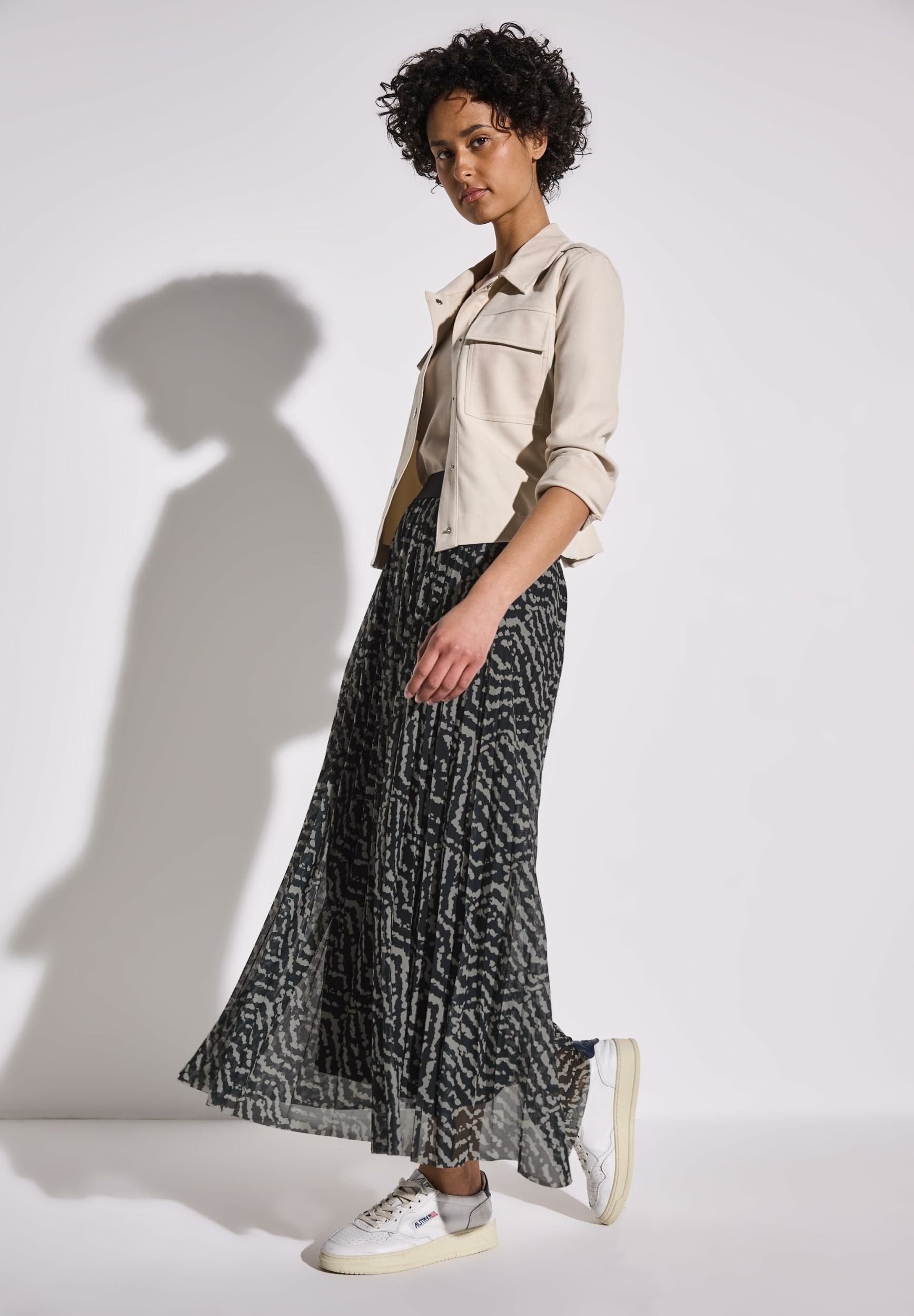 STREET ONE Maxirock Maxirock für Damen (1-tlg) günstig online kaufen