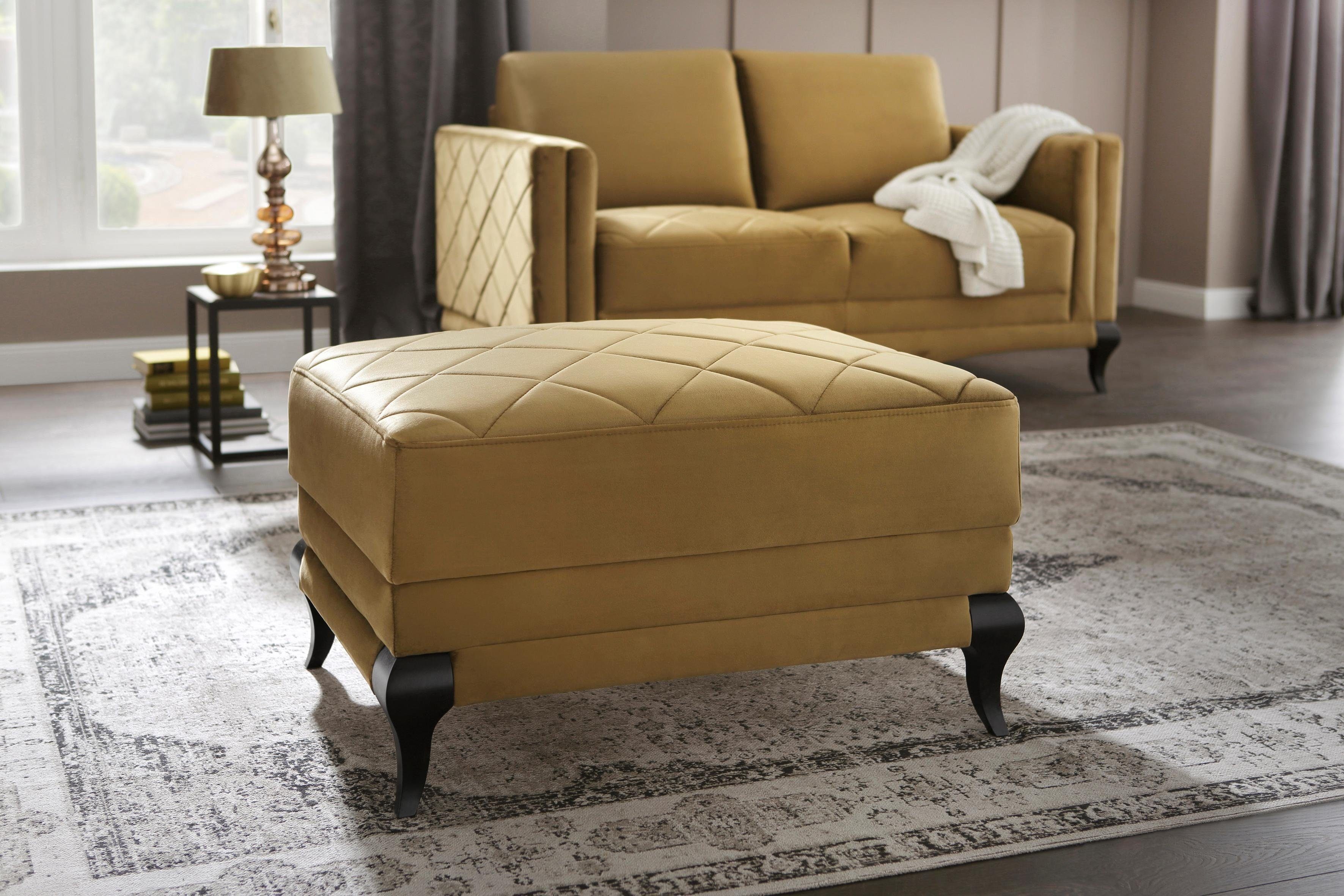 Home affaire Hocker Brahms, mit Stauraumfach günstig online kaufen