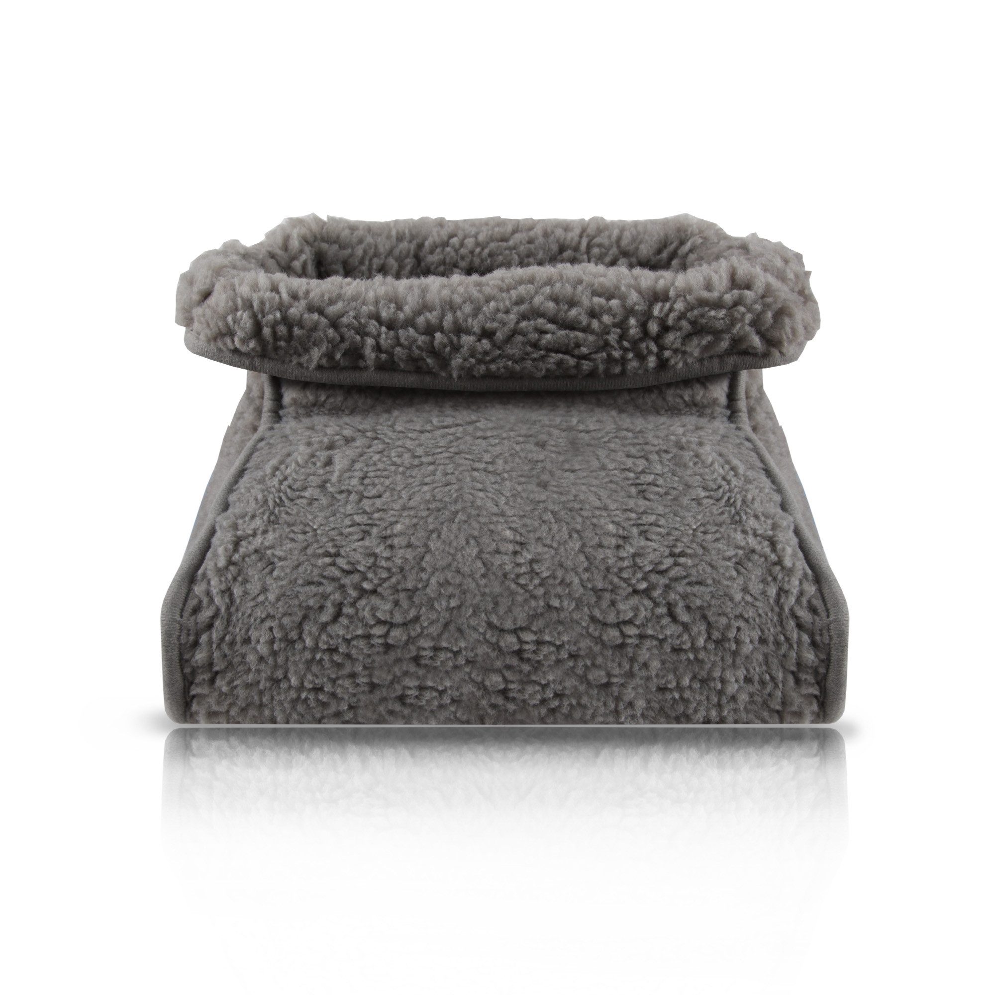 Bestlivings Fußwärmer ohne Strom, flauschige Lammfloroptik, One Size (ca. 35–45)