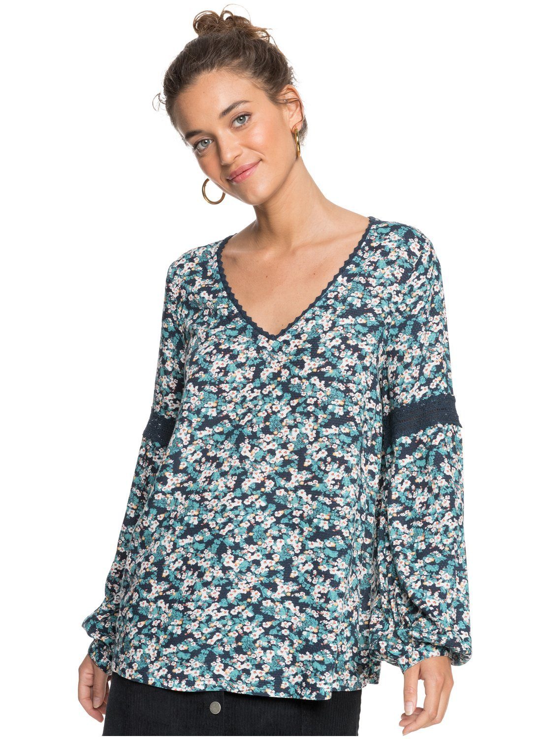Roxy Langarmhemd »Saltwater Sound« online kaufen | OTTO Roxy SALTWATER Hoodie Damen hellblau im Online Shop von