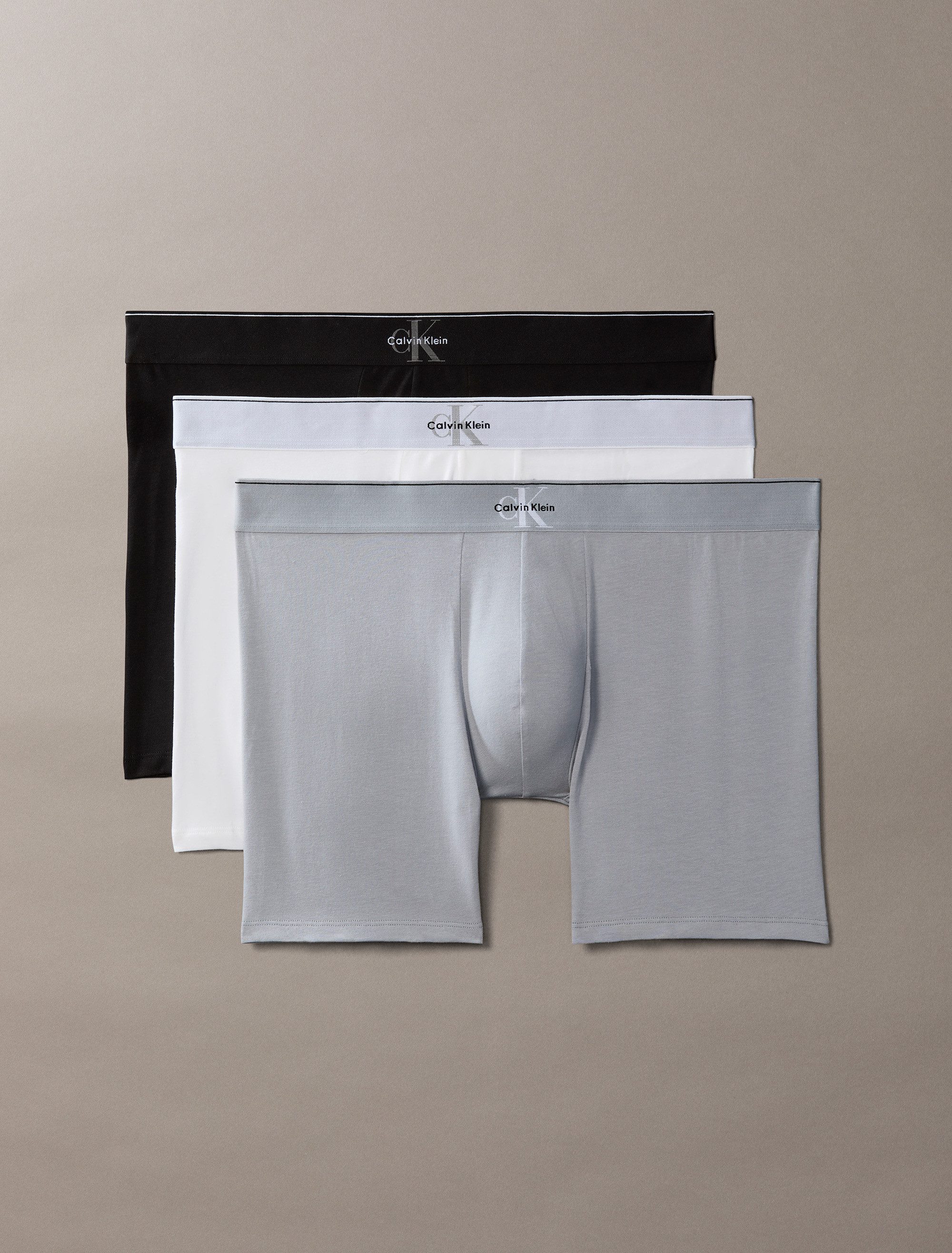 Calvin Klein Underwear Boxershorts Boxer Brief 3PK (Packung, 3er-Pack) Körpernahe Passform mit elastischem Bund