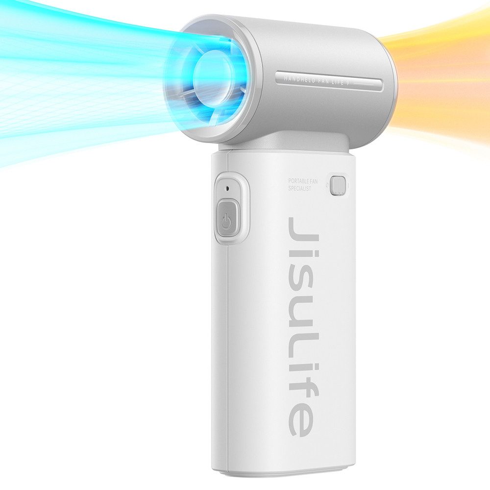 Jisulife Handventilator Handventilator Life9 5000mAh Tragbarer USB-Ventilator