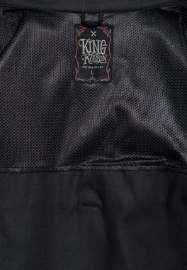 KingKerosin Collegejacke Kustom Kulture mit Passe am Rücken