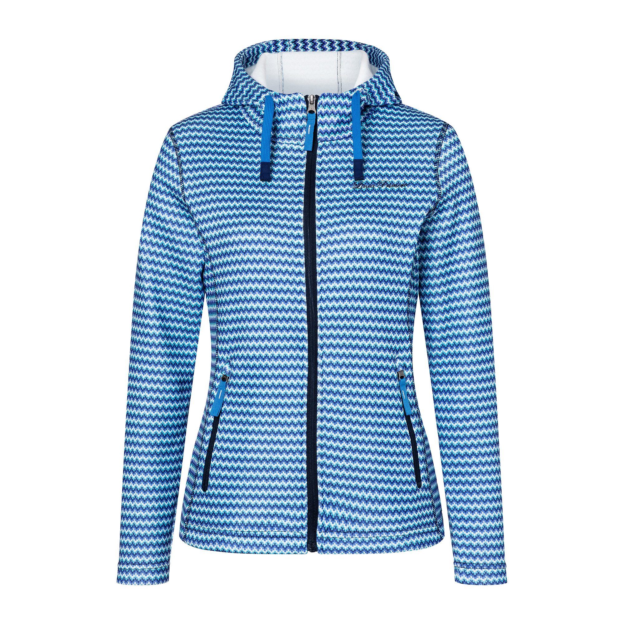 DEPROC Active Kapuzensweatjacke MONICA MEADOWS Women in Strickoptik günstig online kaufen