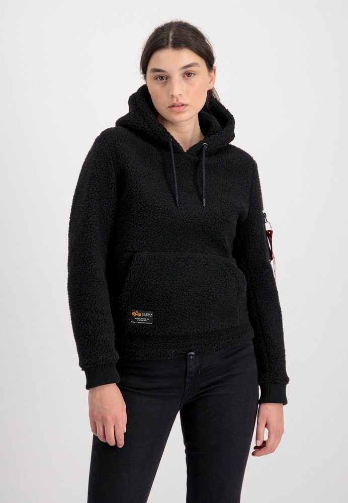 Alpha Industries Kapuzenpullover Teddy Hoody Wmn