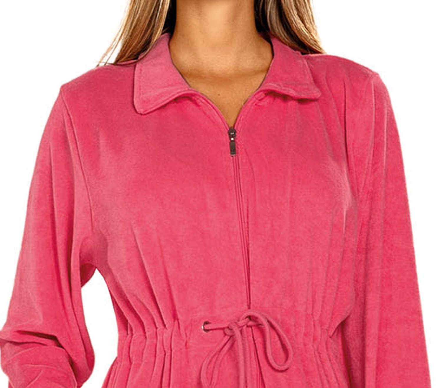 comtessa Damenbademantel Feeling Good, Baumwolle, Reißverschluss günstig online kaufen