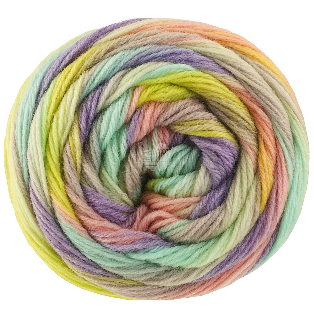 LANA GROSSA MEILENWEIT 100 g Special Effekts FONTANA Häkelwolle, 400 m (Sockenklassiker, waschmaschinenfest, garantiert filzfrei, extra strapazierfähig), 100 g