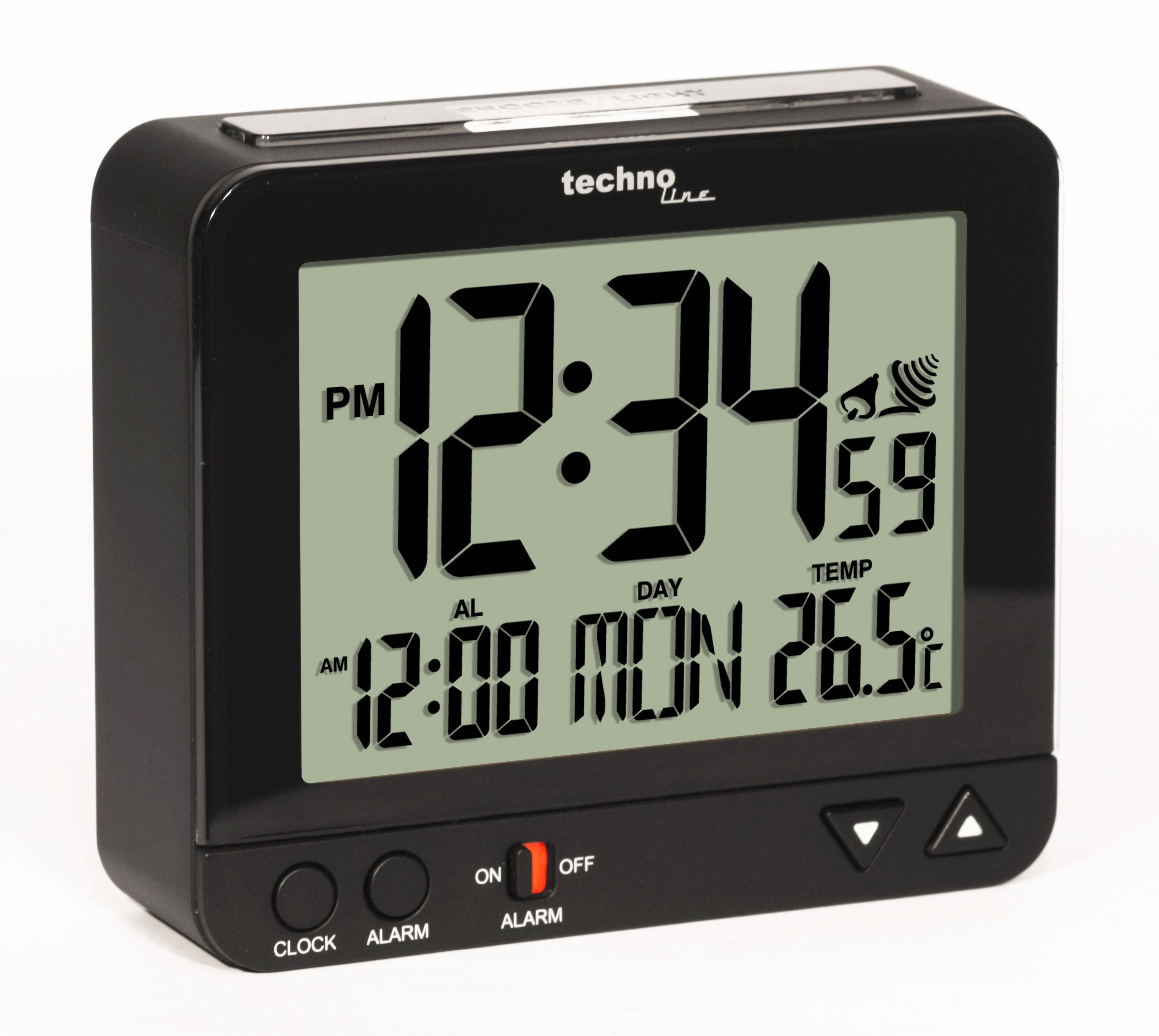 technoline Funkwecker WT 195 mit Nachtlicht-Funktion