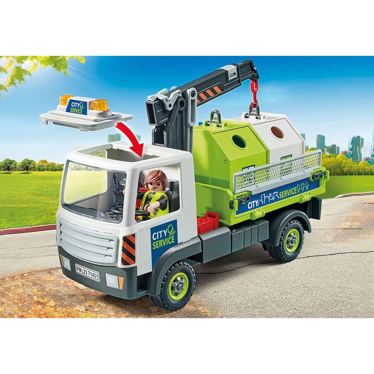 Playmobil® Spielwelt PLAYMOBIL® 71431 - City Life - Altglas-LKW mit Container