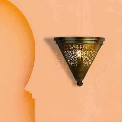 Marrakesch Orient & Mediterran Interior Wandleuchte Wandleuchte Firas, Wandlampe, Orientalische Lampe, Handarbeit