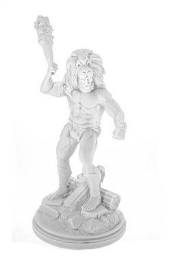 Kremers Schatzkiste Dekofigur »Alabaster Figur Hercules Sohn des zeus Skulptur 28 cm weiß Glück«
