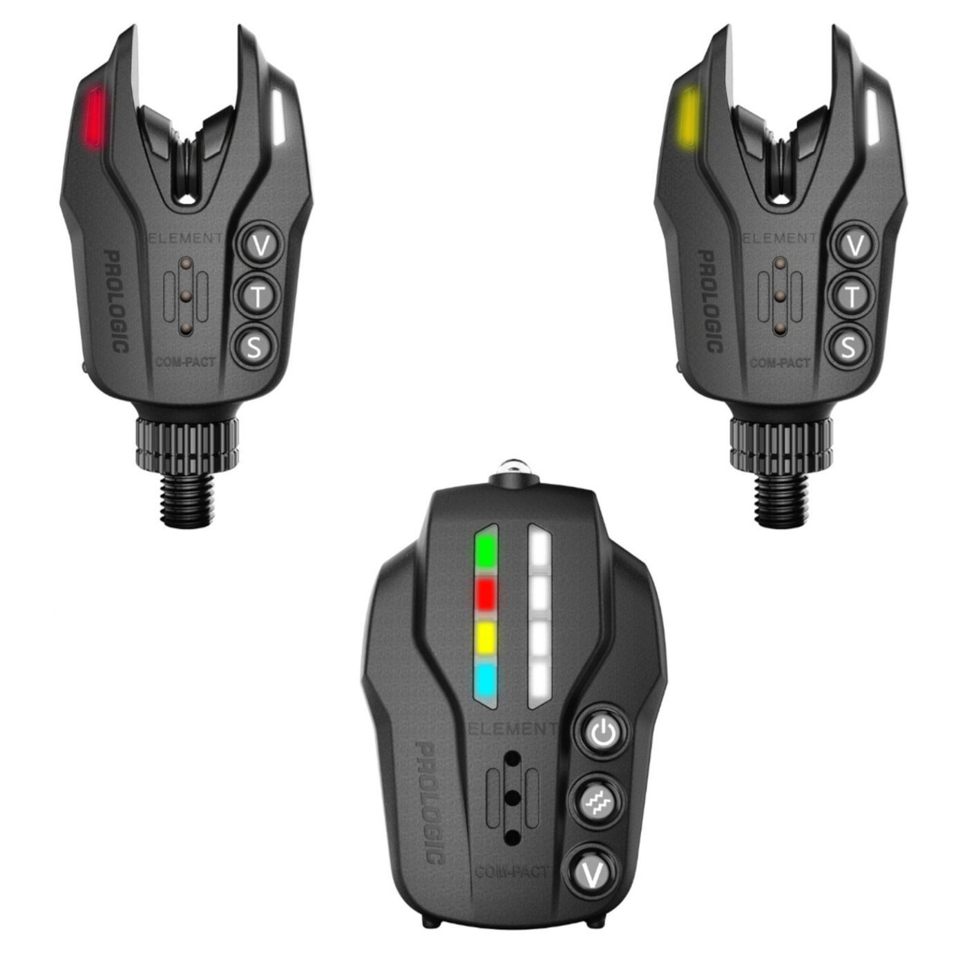 elektronischer Bissanzeiger Prologic Element Com-Pact Alarm Set 2 Plus 1 - Bissanzeiger Set