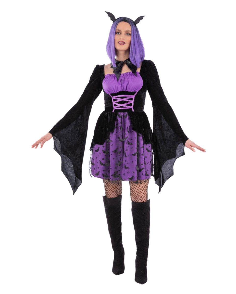 Horror-Shop Vampir-Kostüm Vampiress Bat Cosplay Kostüm für Damen