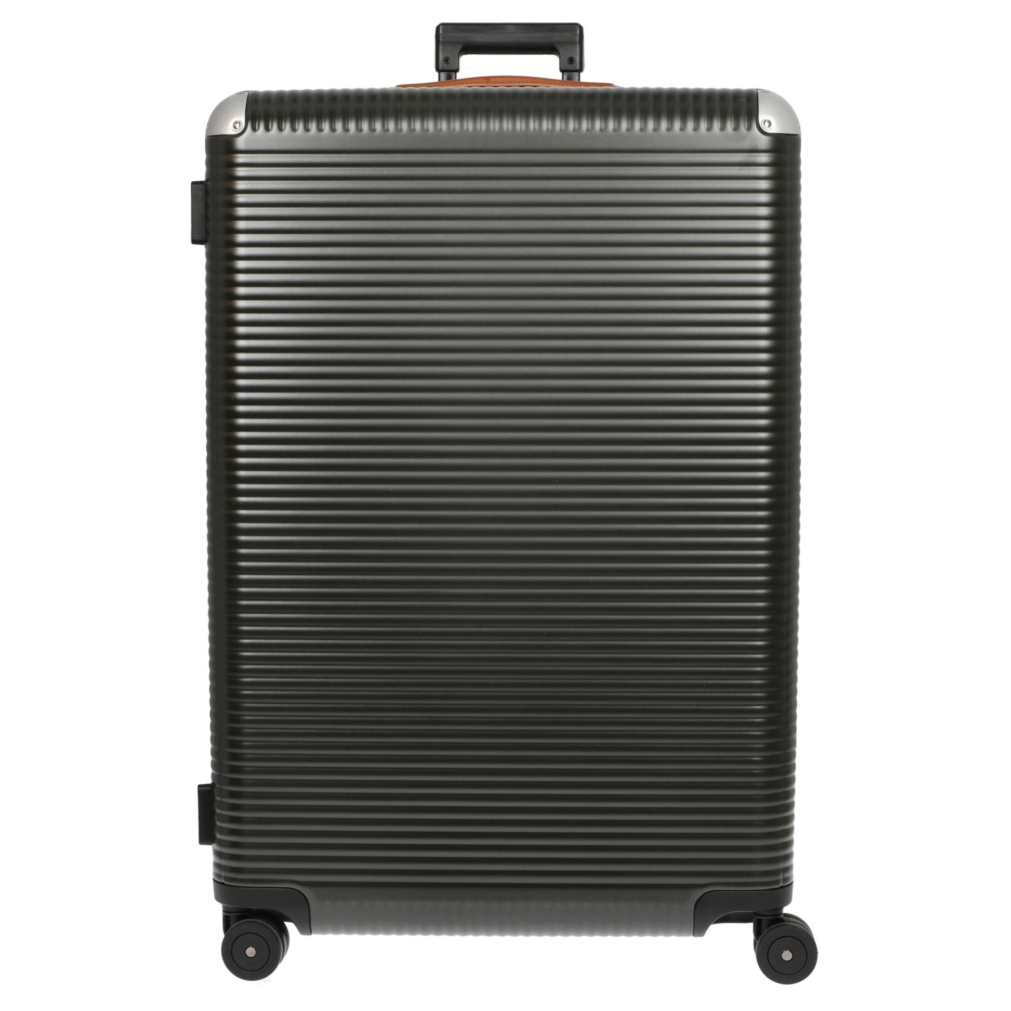 FPM Koffer Bank Light Trunk on Wheels L - 4-Rollen-Trolley 82 cm (moss green), 4 Rollen Rollen