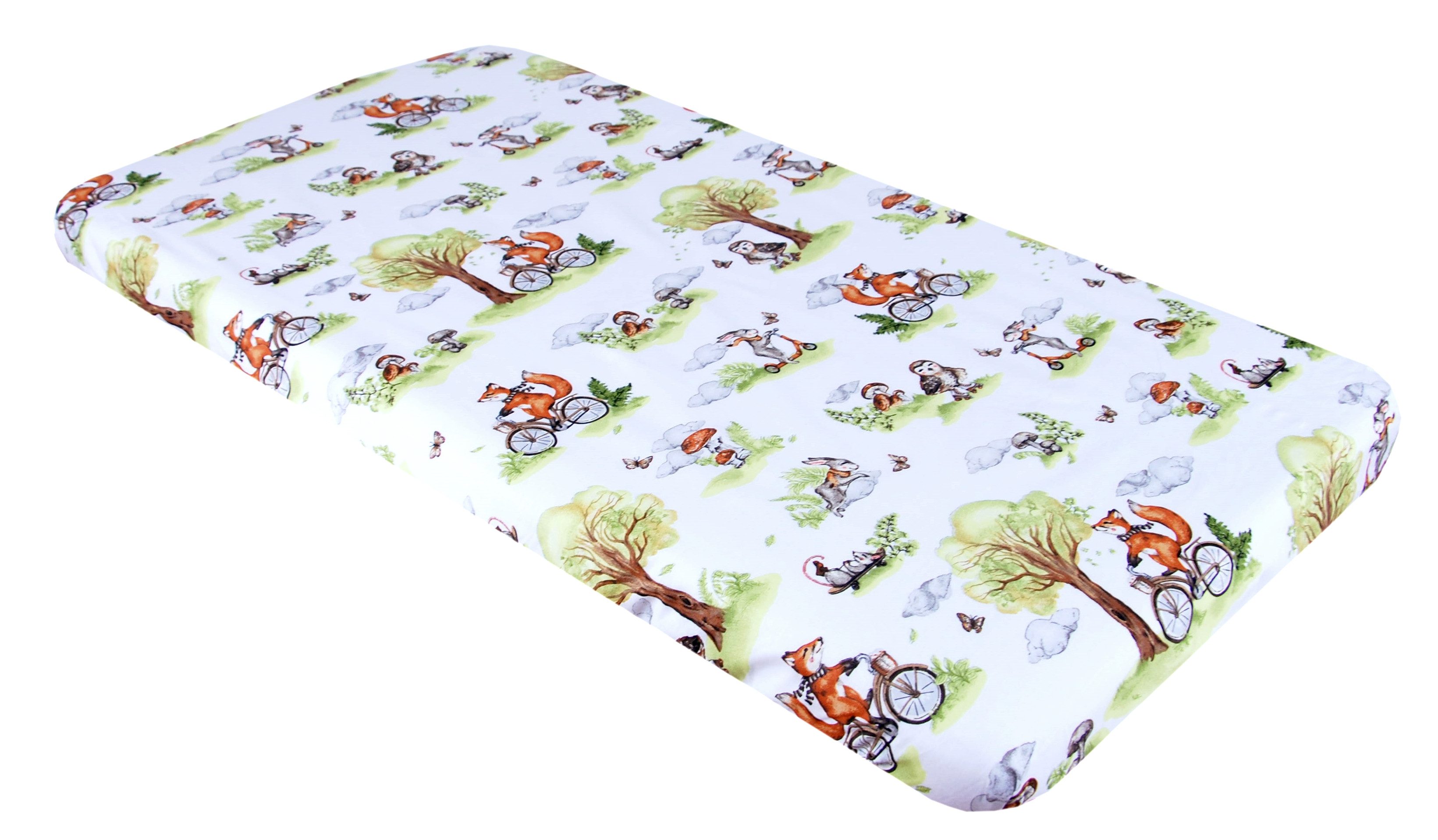 BabyLux Spannbettlaken SPANNBETTLAKEN 70x140 Spannbetttuch Baumwolle Kinder Baby Babybett, 132. Fuchs 70x140 cm
