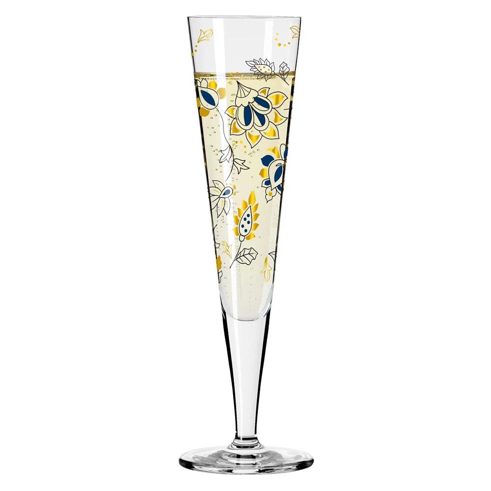 Sektglas Ritzenhoff Goldnacht Champus #44 C. Kordes H24