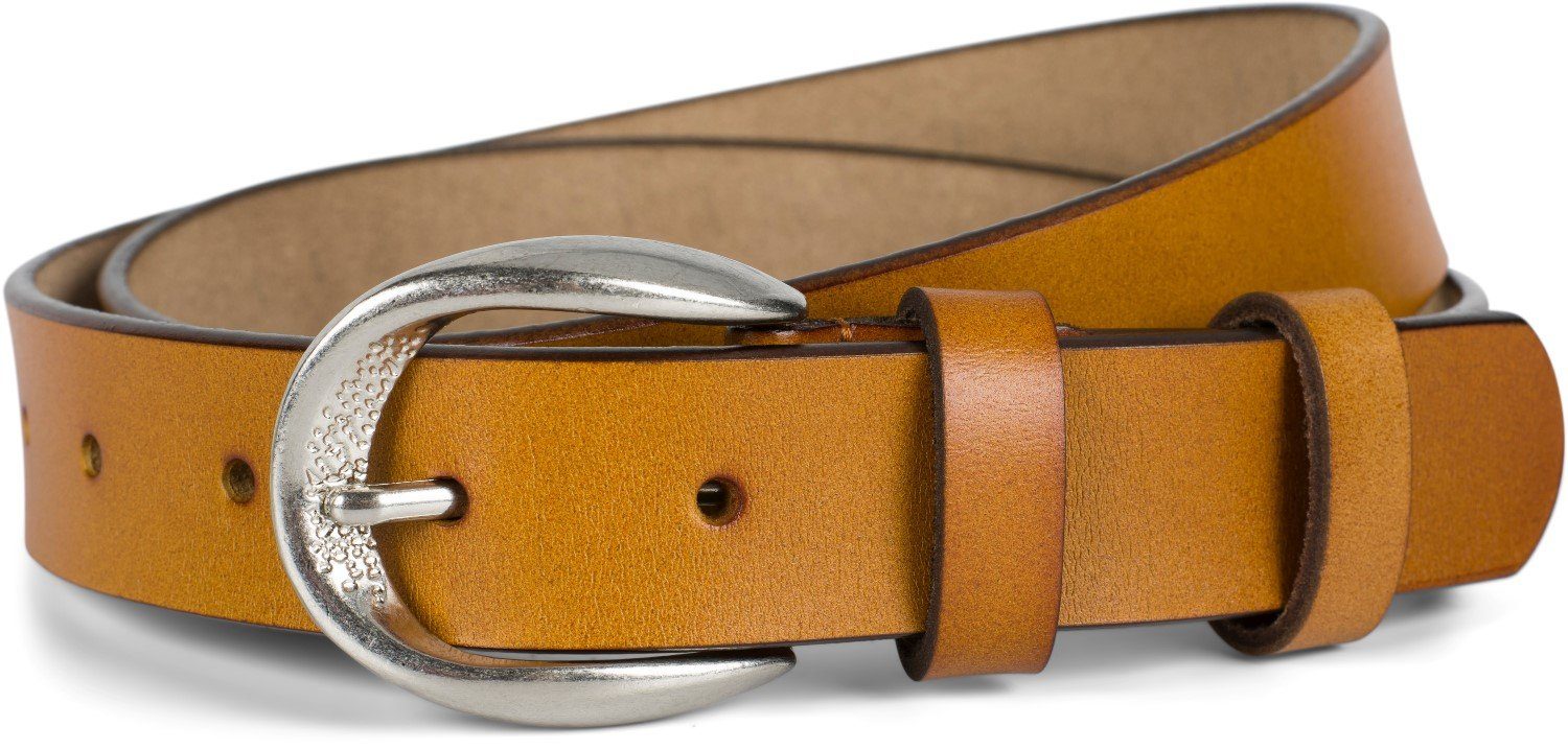 styleBREAKER Ledergürtel Schmaler Unisex Echtleder Gürtel Unifarben (1-St) günstig online kaufen