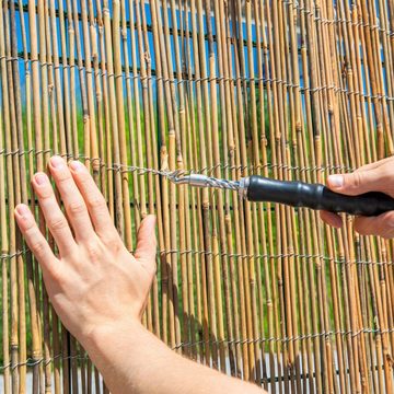 Windhager Balkonsichtschutz, Balkonblende aus Bambus, 1,5x3m