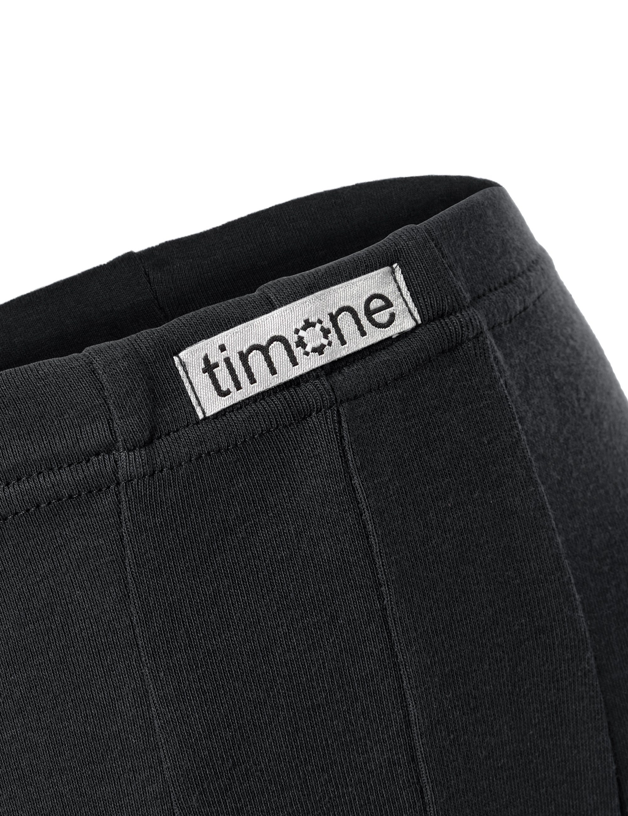 Timone Lange (1-St) 2-pack Pack) (2er Schwarz/Weiß Unterhose Unterhose TI30-128 Lange Jungen