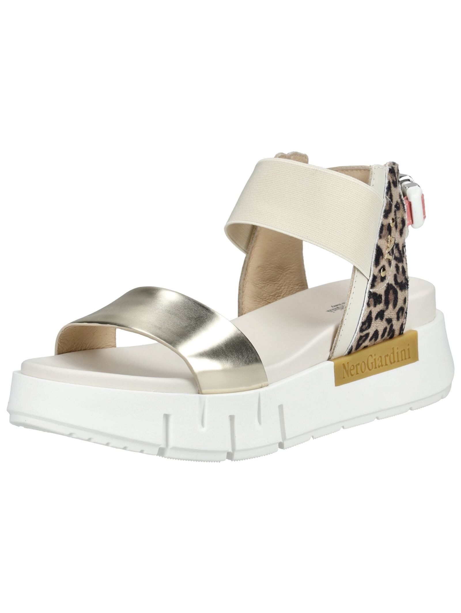 Nero Giardini Sandalen Leder/Textil Riemchensandalette günstig online kaufen