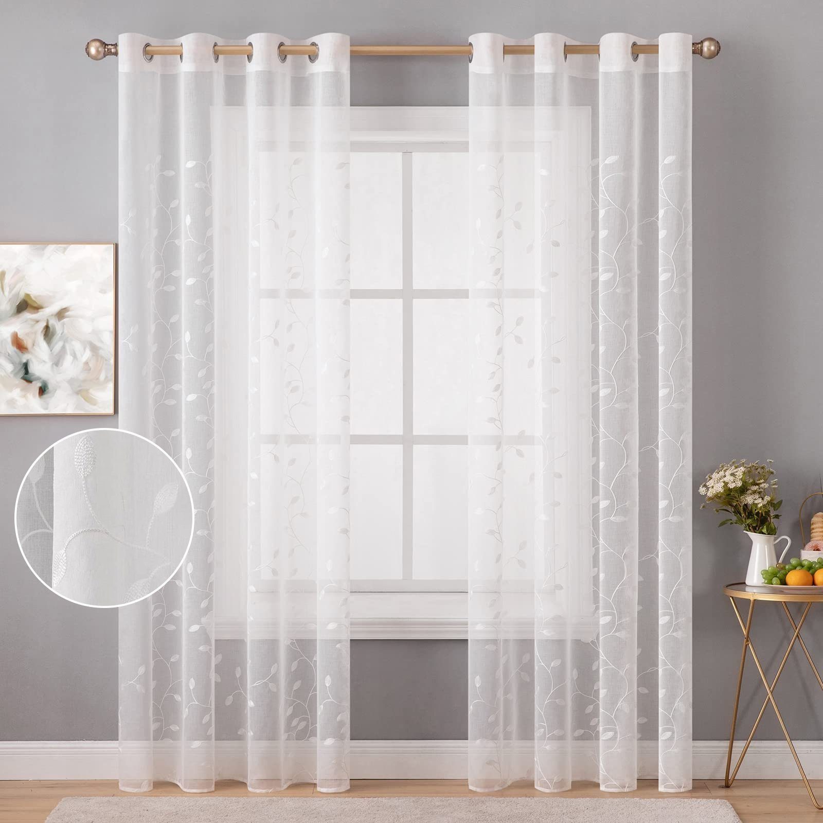 BYSURE Vorhang, Ösen (2 St), transparent, günstig online kaufen