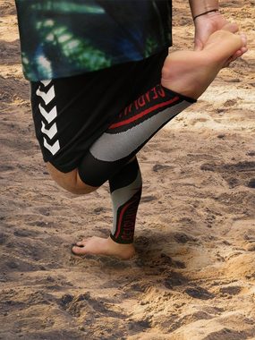 normani Beinstulpen 2 Paar Sport-Waden-Kompressionsstulpen ohne schneidenden Abschlussrand