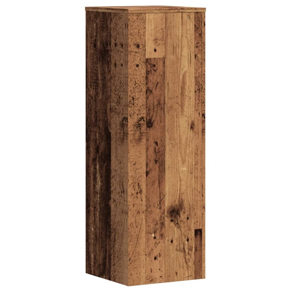vidaXL Blumenständer Pflanzenständer Altholz-Optik 33x33x100 cm günstig online kaufen