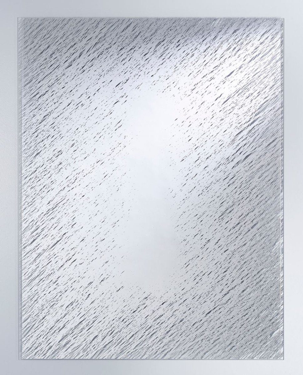 Silber cm Accesoires Wandspiegel Wandspiegel Hotel Casa Designer H. 100 132 - Padrino Luxus x