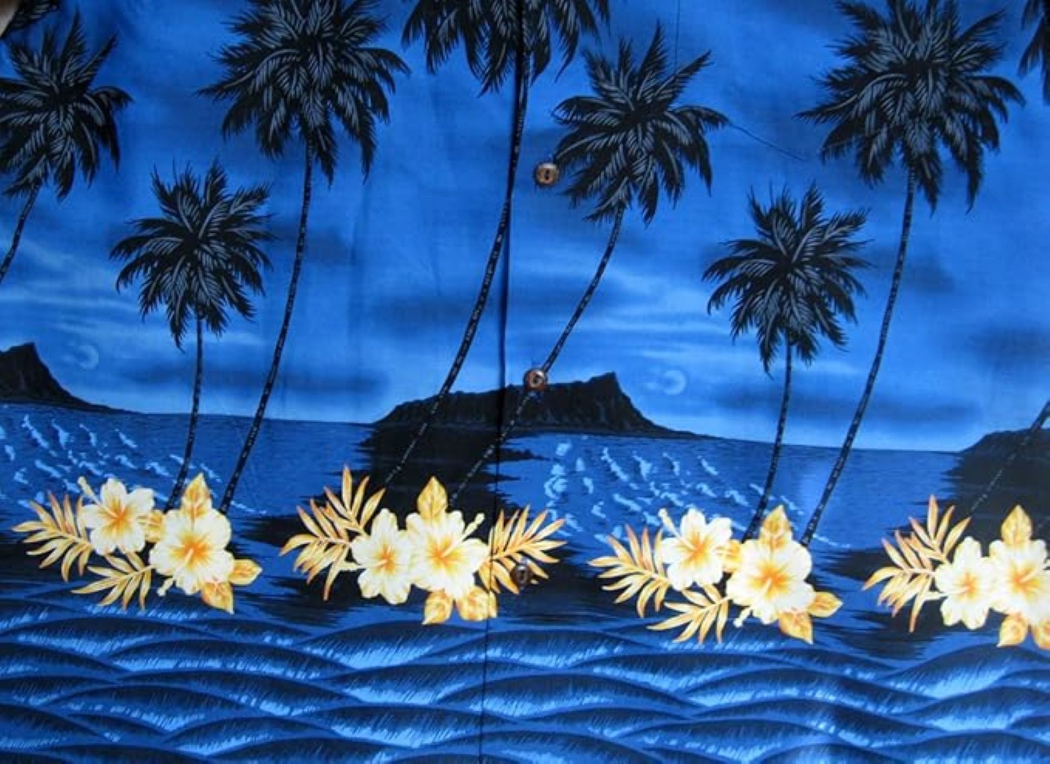 KY's Hawaiihemd Palmenwald Original Hawaiihemd mit günstig online kaufen
